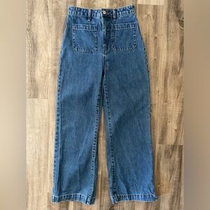 ROLLA'S Blue Flare & Wide Leg Jeans